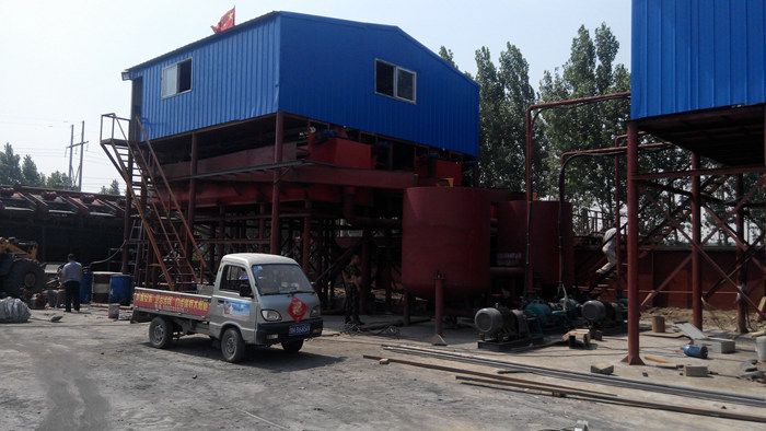 Coal washing equipment at Wucun Mine in Jiaozuo City, Henan Province