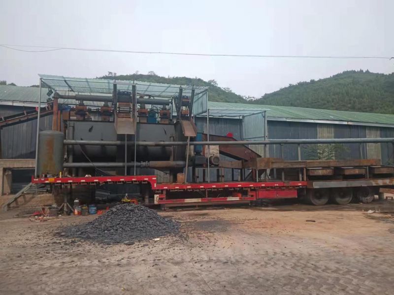 Mobile coal washing machine