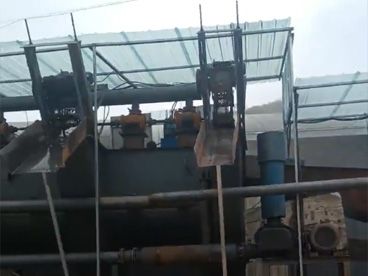 Mobile coal washing machine in Wangzhuang Village, Yangcheng County, Shanxi Province